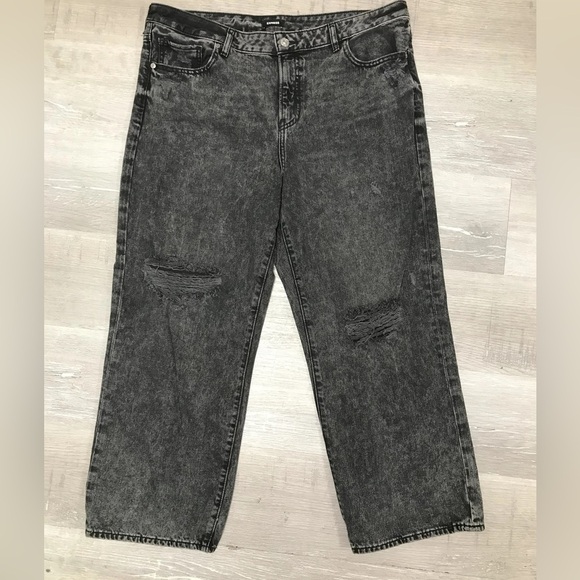Express Acid-Wash Jeans - Size 14 - Picture 1 of 3